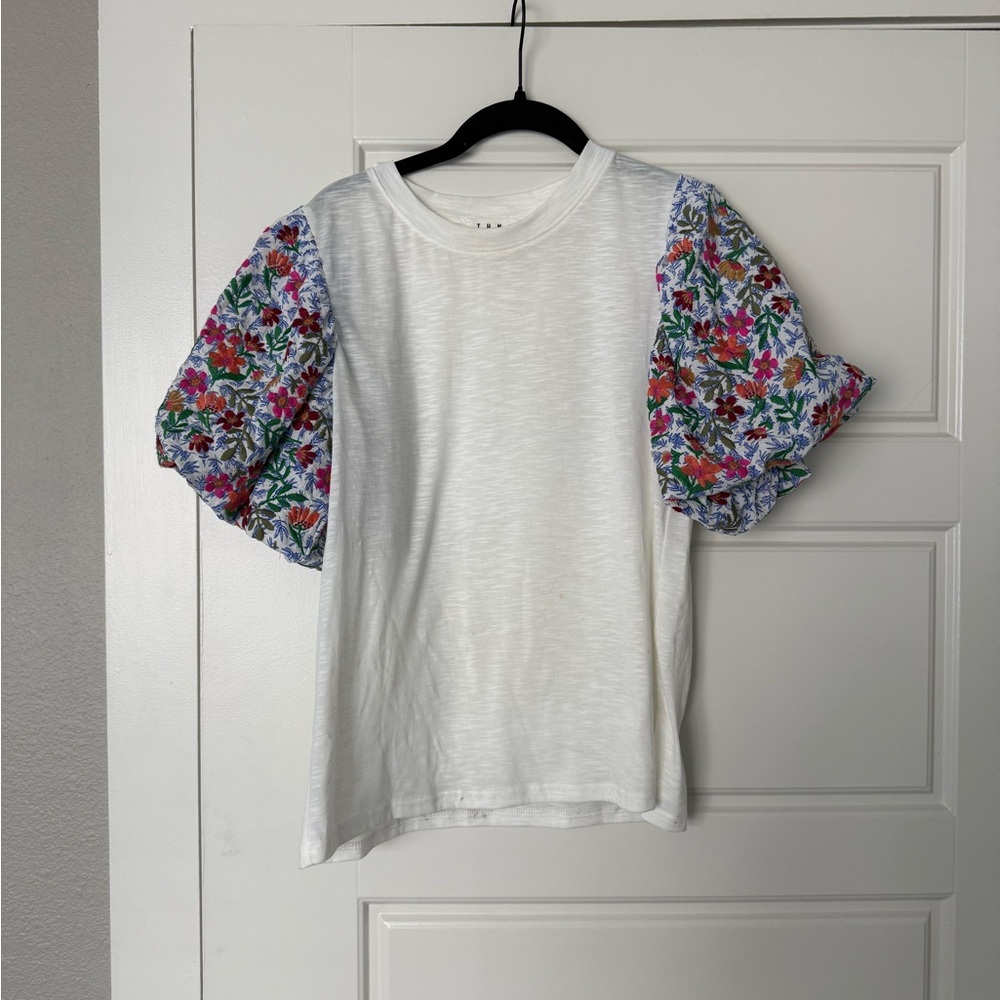 Floral Puff Sleeve Top